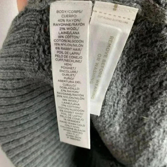 Ann Taylor loft sweater sz XS 21% wool 6% rabbit - Picture 9 of 10